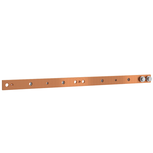 ABN CU-Schiene FB3 40x10mm waagrecht gelocht ABNPC33143