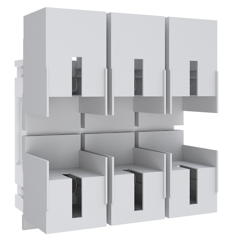 ABN NH2-Sicherungsunterteil 3pol auf 40mm SAS ABNPE520F01