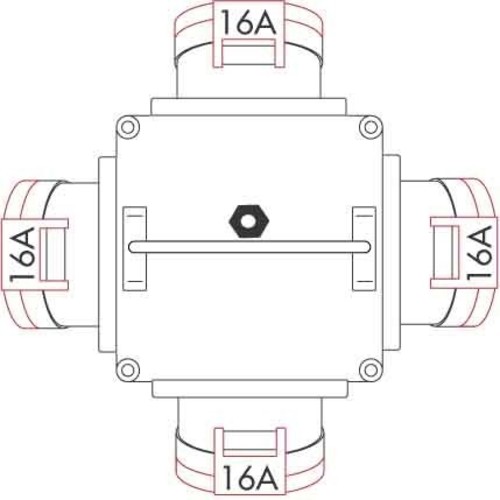Bals Elektrotech. Uni-Block Vollgummi 57074
