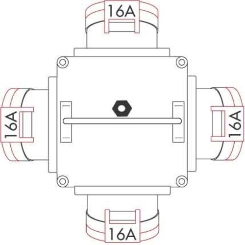 Bals Elektrotech. Uni-Block Vollgummi 57074