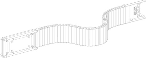 Schneider Electric Flexibles Streckenstück 160A KNA160DF410