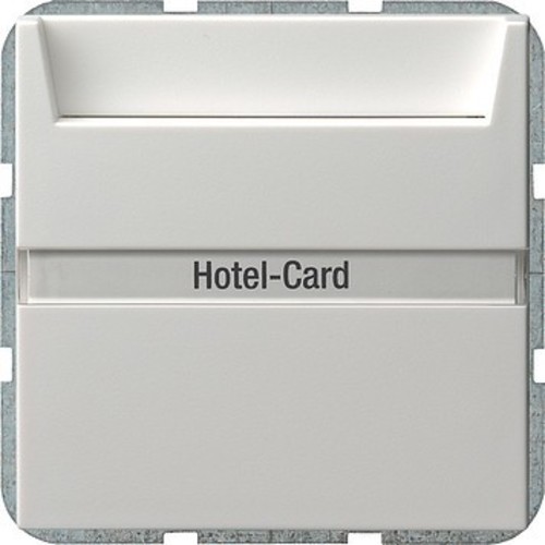 Gira Hotel Card Taster reinweiß-glänzend 014003