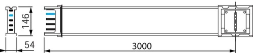 Schneider Electric Transportstreckenstück 3m, 400A KSA400ET430