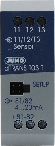 Jumo Zweidraht-Messumformer 0-100°C, Pt 100 dl 00405974