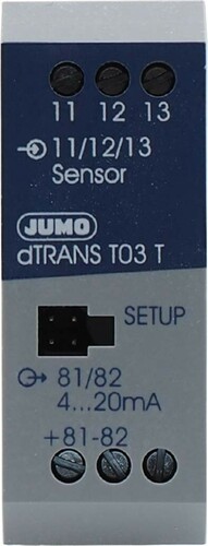 Jumo Dreidraht-Messumformer 0-100°C, Pt 100 dl 00438517