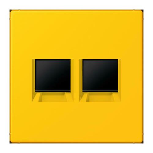 Jung Abdeckung (gerastet) le jaune vif (4320W) LC 1969-2 WE 263