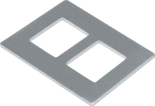 Tehalit Montageplatte 2xRJ45 20,1x14,8 GTVDM052