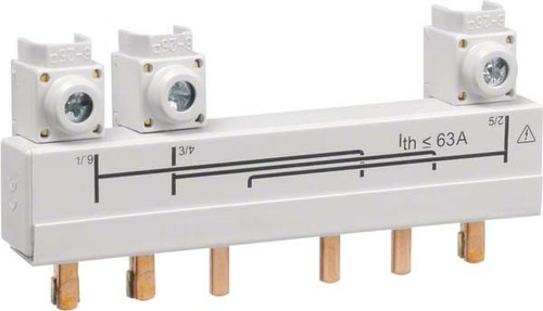 Hager Verbindungsschiene 3-polig, 20-40A HZC706
