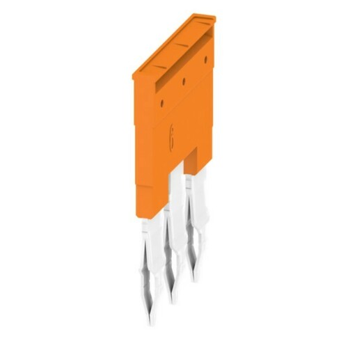 Hager Querverbinder 6mm²,3-fach KR060SB3 Hager Querverbinder 6mm²,3-fach KR060SB3