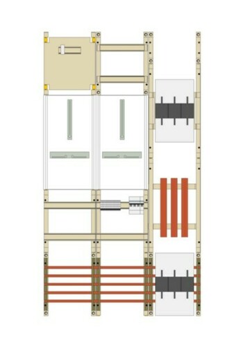 Hager Wandler-und Messfeld NH1 Sich.Unterteil UF53WG3-LS Hager Wandler-und Messfeld NH1 Sich.Unterteil UF53WG3-LS