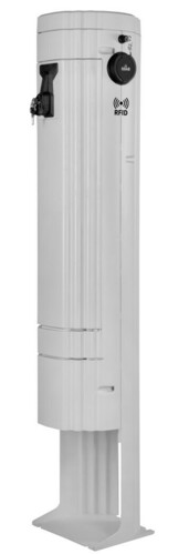 GSAB Elektrotechnik GSAB-Poller rund als Ladesäule #36P1700emob2x11KfWk GSAB Elektrotechnik GSAB-Poller rund als Ladesäule #36P1700emob2x11KfWk