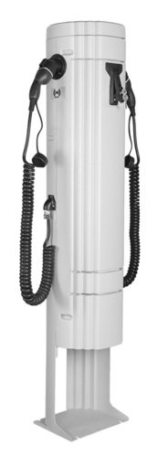 GSAB Elektrotechnik Ladesäule rund, glasfaserverstärkt. #36P17emob22kW23ph5s GSAB Elektrotechnik Ladesäule rund, glasfaserverstärkt. #36P17emob22kW23ph5s