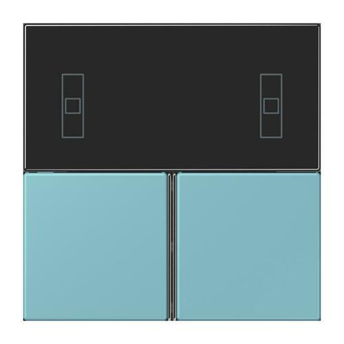 Jung Tastensatz 3-fach ch ceruleen moyen LC 4093 TSA 213