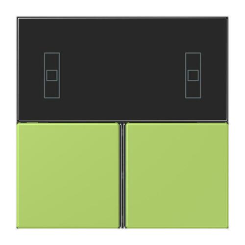 Jung Tastensatz 3-fach ch vert clair LC 4093 TSA 221