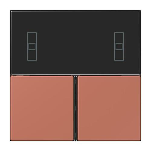 Jung Tastensatz 3-fach ch terre sienne brique LC 4093 TSA 236