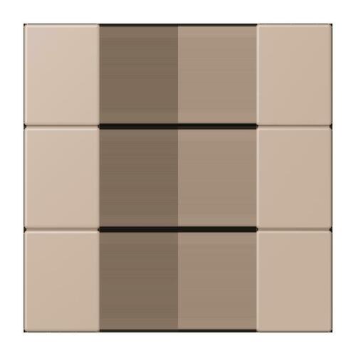 Jung Tastensatz 3-fach ch ombre brulee claire LC 503 TSA 240
