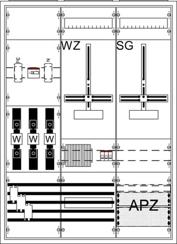 Striebel&John Mess- und Wandler Komplettschrank WA37KK21