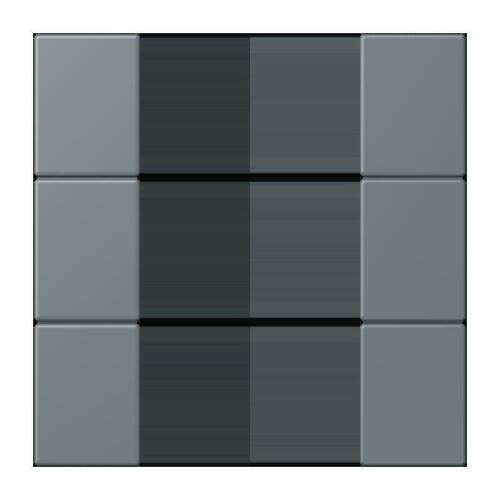 Jung Tastensatz 3-fach ch gris 59 LC 503 TSA 251