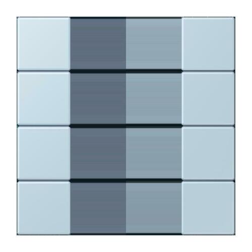 Jung Tastensatz 4-fach ch outremerclair LC 504 TSA 208