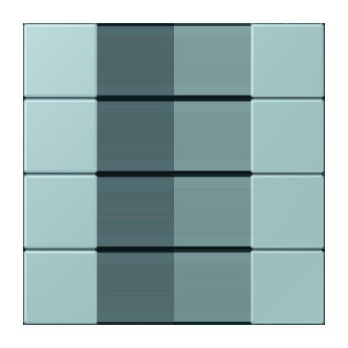 Jung Tastensatz 4-fach ch ceruleen clair LC 504 TSA 214