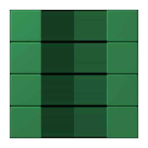 Jung Tastensatz 4-fach ch vert fonce LC 504 TSA 219
