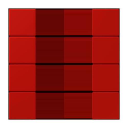 Jung Tastensatz 4-fach ch rouge vermillon 31 LC 504 TSA 227