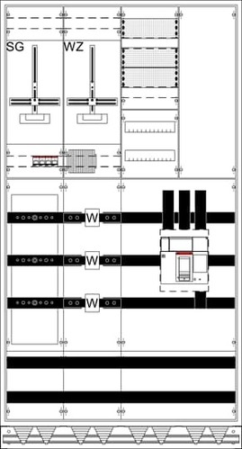Striebel&John Komplettschrank 12RE 4FB WX42KK11S
