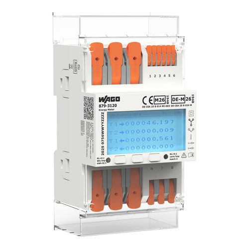 WAGO GmbH & Co. KG Energiezähler (MID26),65A 879-3120 WAGO GmbH & Co. KG Energiezähler (MID26),65A 879-3120