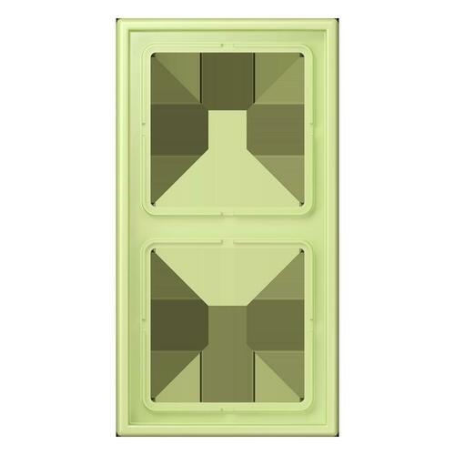 Jung Rahmen 2-fach vert jaune clair LC 982 222