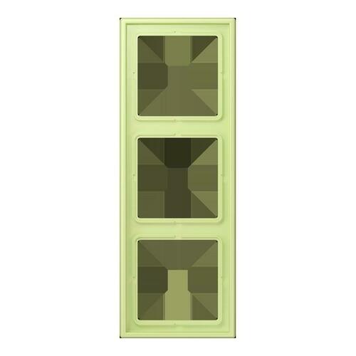Jung Rahmen 3-fach vert jaune clair LC 983 222
