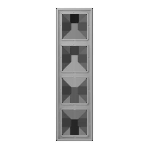 Jung Rahmen 4-fach gris moyen LC 984 204