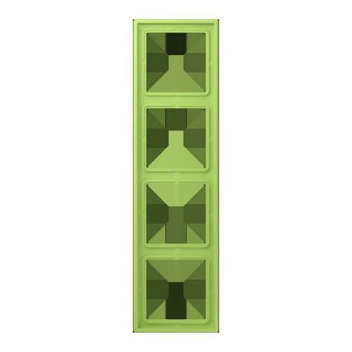 Jung Rahmen 4-fach vert clair LC 984 221