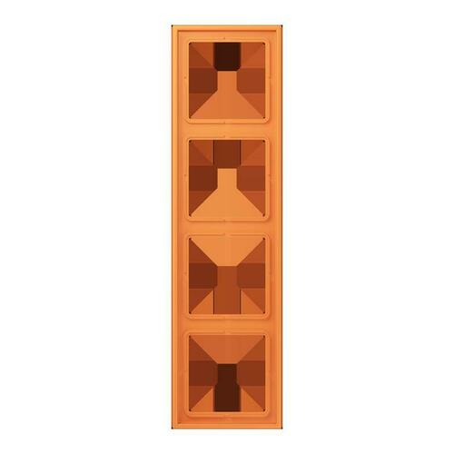 Jung Rahmen 4-fach orange clair LC 984 225