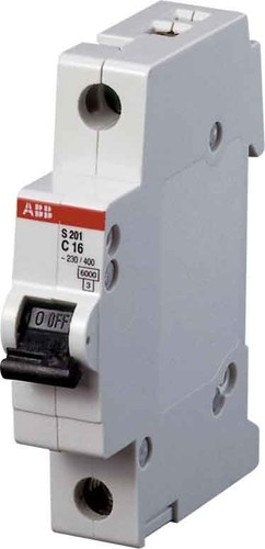 ABB Stotz S&J Sicherungsautomat 6kA 16A C 1p S201-C16