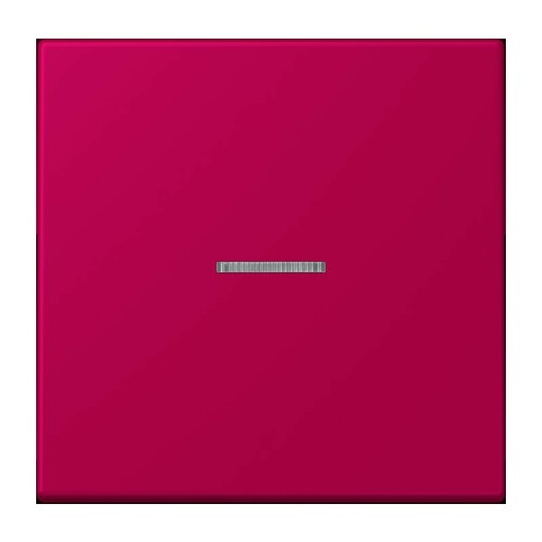 Jung Wippe 1-fach ch m. Lichtleiter rouge rubia (32101) LC 990 KO5 230
