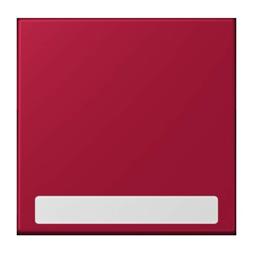 Jung Wippe 1-fach ch m. Schriftfeld rouge carmin (32100) LC 990 NA 229