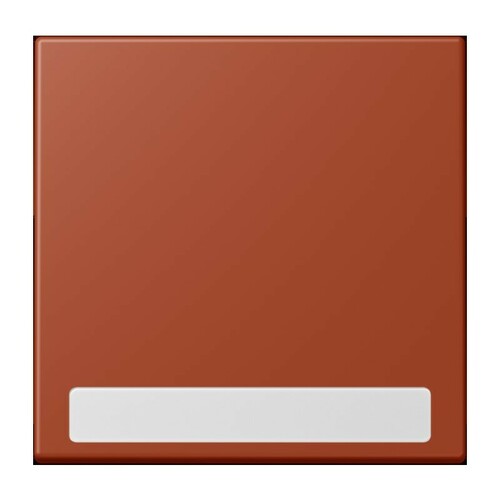 Jung Wippe 1-fach ch m. Schriftfeld locre rouge (32110) LC 990 NA 232