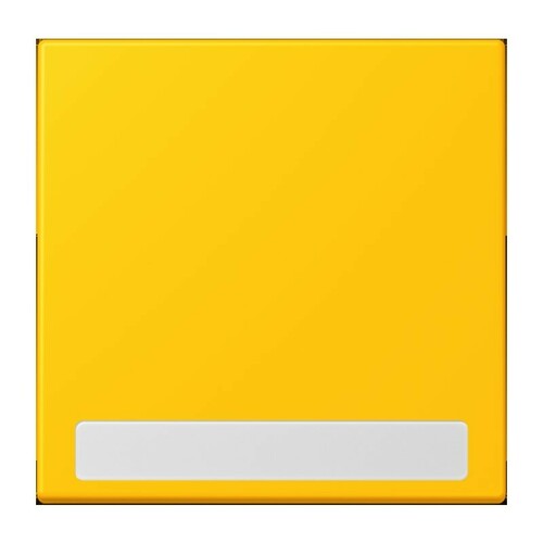 Jung Wippe 1-fach ch m. Schriftfeld le jaune vif (4320W) LC 990 NA 263