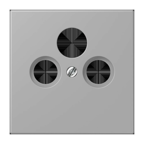 Jung Abdeckung für Sat/BK-Dose gris moyen (32012) LC 990 SAT 204