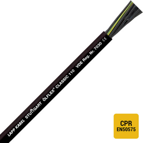 Lapp Kabel&Leitung ÖLFLEX CLASSIC 110 18G1,5 BK 1119883/1000