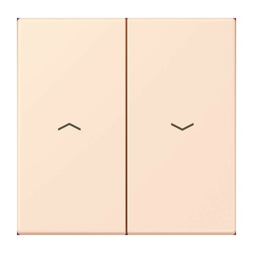 Jung Wippe 2-fach ch m. Pfeilsymb. orange pale (32082) LC 995 P 226