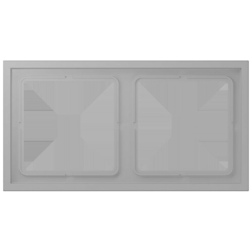 Jung Rahmen 2-fach gris moyen LCZ 982 BF 204