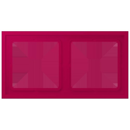 Jung Rahmen 2-fach rouge rubia LCZ 982 BF 230