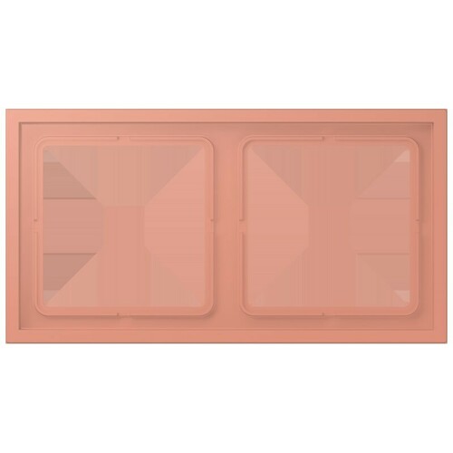 Jung Rahmen 2-fach locre rouge moyen LCZ 982 BF 233