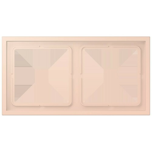 Jung Rahmen 2-fach locre rouge clair LCZ 982 BF 234