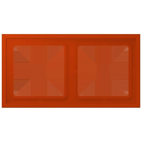 Jung Rahmen 2-fach rouge vermillon 59 LCZ 982 BF 244