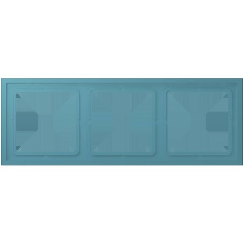 Jung Rahmen 3-fach ceruleen vif LCZ 983 BF 212