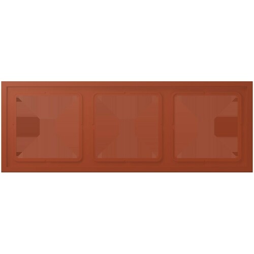 Jung Rahmen 3-fach locre rouge LCZ 983 BF 232
