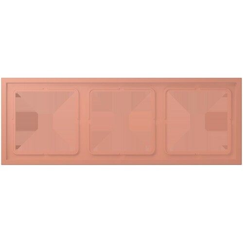 Jung Rahmen 3-fach locre rouge moyen LCZ 983 BF 233