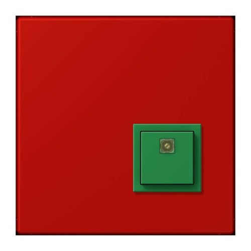 Jung Notrufsystem Abstelltaster rouge vermillon 31 NRS LC 0834 AT 227